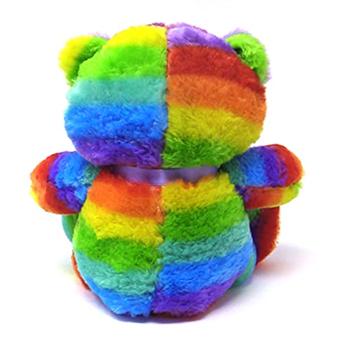 Rainbow Teddy Bear Plush Stuffed Animal Cuddly Soft 12 Inch #TOP5
