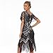 1920s Dresses for Women Flapper Dress Gatsby Dresses for Women 20s Costumes 1920 Great Gatsby Theme Roaring 20's Dress Silver and Black