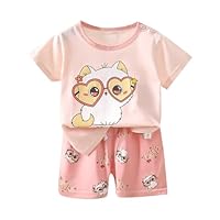 Set di Abbigliamento Tessuto Traspirante Morbido Completivi Morbido Girocollo Tuta Cotone Tessuto Traspirante Tuta per 4-15 Anni