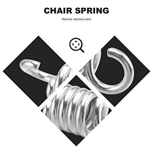 2st Schaukel Im Freien Hängemattenfeder Veranda Schaukelfedern Federspiralhaken Ei-stuhl-schaukel Schwingfedern Heavy Duty Schwere Feder Zugfedern Seil Rostfreier Stahl Sandsack – Bild 7