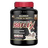 AllMax Nutrition - ISOFLEX Whey Protein Powder, Whey Protein Isolate, 27g Protein, Cookies & Cream, 5 Pound