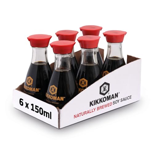 Kikkoman Soy Sauce 150ml (Pack of 6)