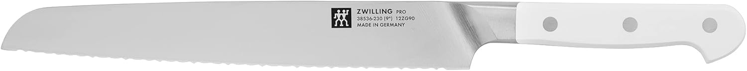 ZWILLING Pro Le Blanc 9-inch Z15 Serrated Bread Knife