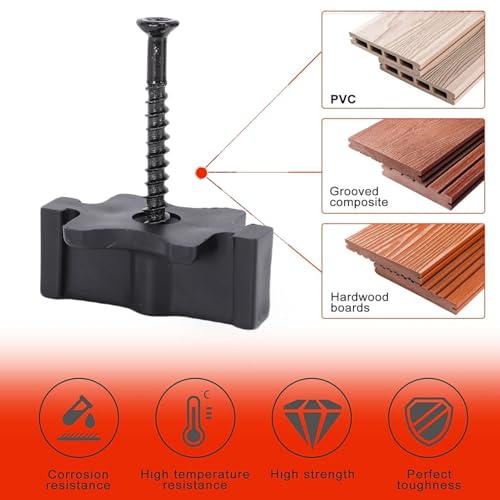 Attaches de pont composite sans couture, fixation ABS robuste et vis inox anti-corrosion - 6