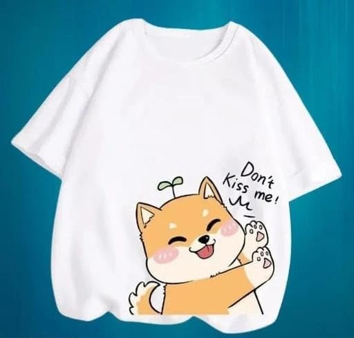 Image of Women Graphic Printed Round Neck Casual Relaxed Fit Comfort T Shirt Top for Daily Use