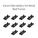 Produktbild The Bed Slats Company 63 mm Seite Bett federleistenhalter Kappen für Metall Frames  2 Zinken (10 Stück)