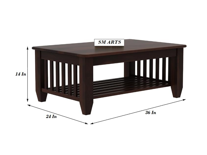 Image of Swangia Art Solid Sheesham Wood 5 Seater Sofa Set with Center Table for Living Room | Wooden 3+1+1 sofa set with Coffee Table for Home | Five Seater Sofas With Storage & Cream Cushion| Mahogany Finish