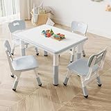 【Cadeau idéal pour les enfants】 Cet ensemble comprend 1 table et 6 chaises. Il est livré avec des instructions de montage détaillées pour une installation facile. Parfait pour la maison, la salle de classe, la crèche, la maternelle, le salon, le bureau ou la chambre d'enfant. Offrez à votre enfant un espace où créer des souvenirs inoubliables !