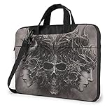 Say goodbye to the boring colorful laptop bags. vintage skull dragon lady pattern style allows you to be unique and stylish.