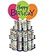 Big Dot of Happiness Cheerful Happy Birthday - DIY Colorful Birthday Party Money Holder Gift - Cash Cake