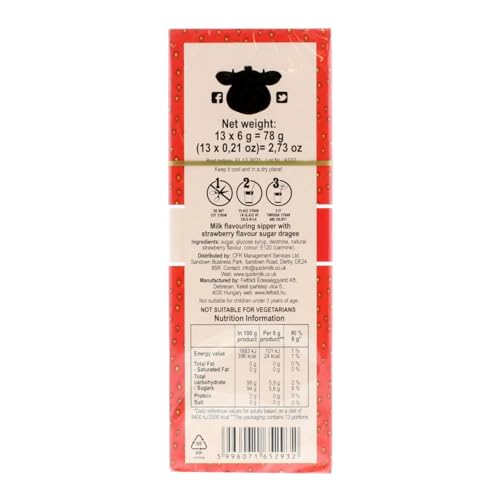 Dr Moo Strawberry Quick Milk Magic Sipper Straws 3 x 13 Pack (39 Straws)