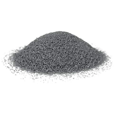 Heku 30330-25 Decorative Coloured Sand Grey 750 g in Resealable Tin, Gray, 750g Cover