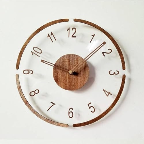 Horloge murale unique et créative de 30cm pour salon