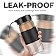 Cosmeria Protein Shaker Glas 16 Oz Mit Integriertem Sieb Und Edelstahl-Mischkugel, BPA-Frei Und Auslaufsicherer Eiweiß Shaker Mit Rutschfestem Silikon-Design
