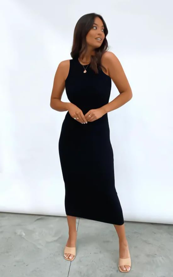 Toochki Dress For Women | Dresses For Women Dress | Black Bodycon Dress | Midi Length Dress | Lycra Bodycon Dress | One Piece Dresses