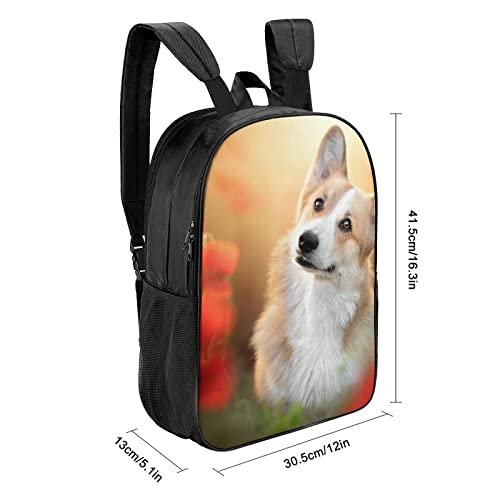 Mochila Corgi de moda para llevar material escolar y equipaje de mano útil 2