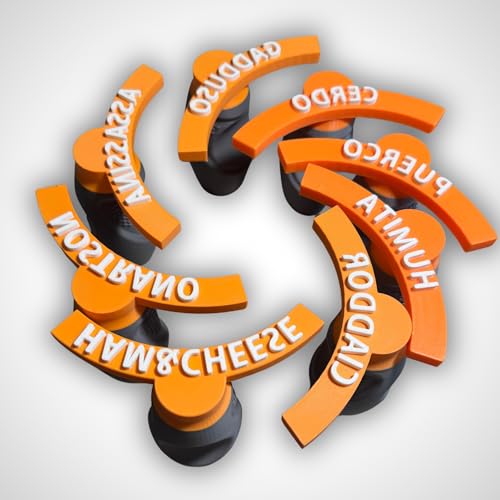 SAMPAOLI COMMERCE USA Empanada Maker Stamp, Special Non-Slip Handle, Perfectly Shaped Empanadas, Easy to Use, Durable, Chefs, restaurant. (CUTOMIZABLE) Size word stamp: up to 4 Inches.