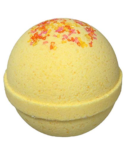 Two Sisters Bubble Bath Bomb Large 99% Natural Fizzy For Women, Teens And Kids. Moisturizes Dry Sensitive Skin. Releases Color, Scent, And Bubbles. Handmade In Usa (Caribbean Crush) #TOP2