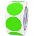 ChromaLabel 2 inch Color-Code Dot Labels | 500/Roll (Fluorescent Green)