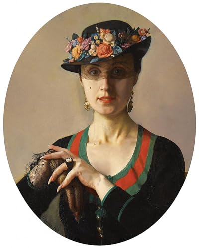 Impression sur toile Somov portrait féminin déco romantique 60x90cm