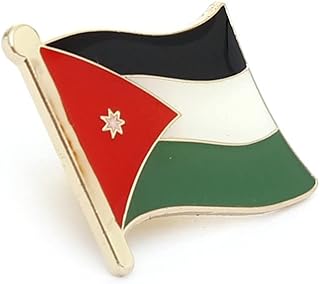 Jordan Flag Pin for Men Suit Accessories, Multi Color 2703