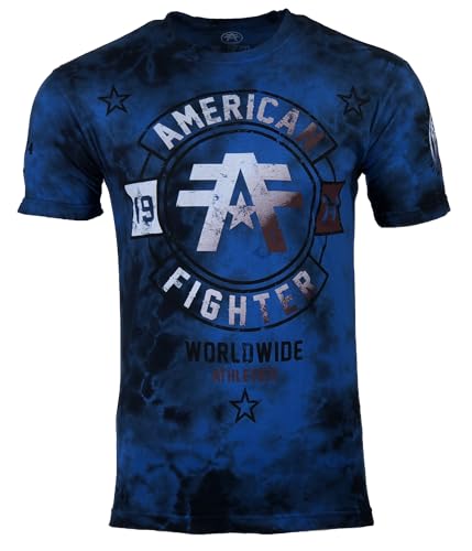 American Fighter Men's T-Shirt Silver Lake Crew Neck S-5XL2