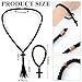 Quelay 2 Pcs Orthodox Prayer Rope Christian Chotki Prayer Rope Handmade Easter Gift Greek Orthodox 100 Knot Christian 33 Knot Bracelet Greek Cross for Protection Bless Cross Charm(Black,Stylish Style)