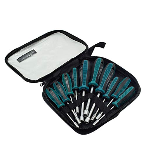 Rannb Hexagon Nut Hex Socket Wrench Screwdriver Set Hand Tool - Set of 10