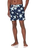 Kanu Surf Herren Starfish Quick Dry Beach Volley Swim Trunk Badehose, Seestern Marineblau, Small