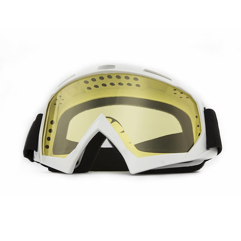 Generico Occhiali Moto,Mascherina Moto,Mascherina Motocross Occhiali da motocross sci equitazione Sport Neve sole for moto Protezione antivento Caschi ciclismo