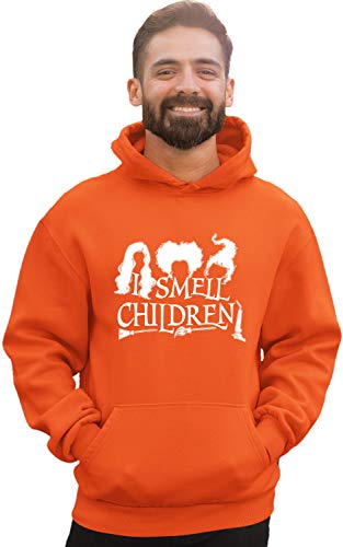 Go All Out Small Orange Mens I Smell Children Funny Witch Halloween Sweatshirt Hoodie #TOP2