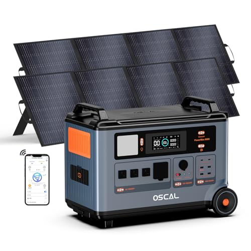 OSCAL PowerMax 6000 Solar Generator with 6000W