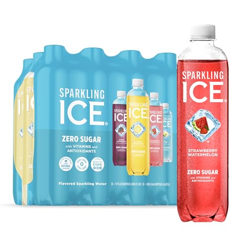 Sparkling Ice Blue Variety Pack, Zero Sugar Sparkling Water, with Vitamins and Antioxidants, 17 fl...