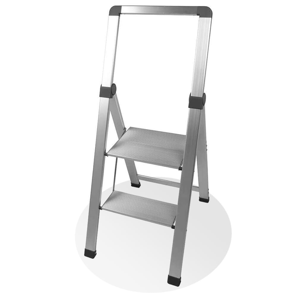 Marchepied 2 marches alu Pro Extra-Slim Gris