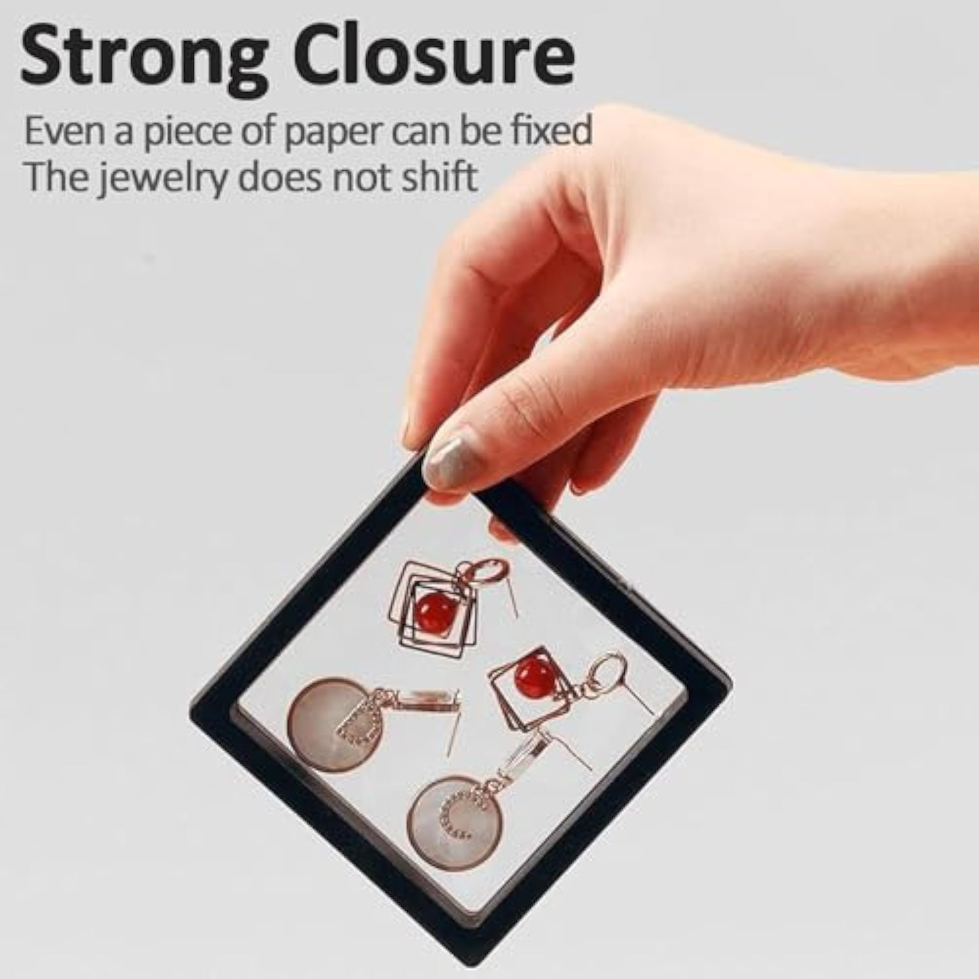 3D Floating Frame Display for Coins and Jewelry