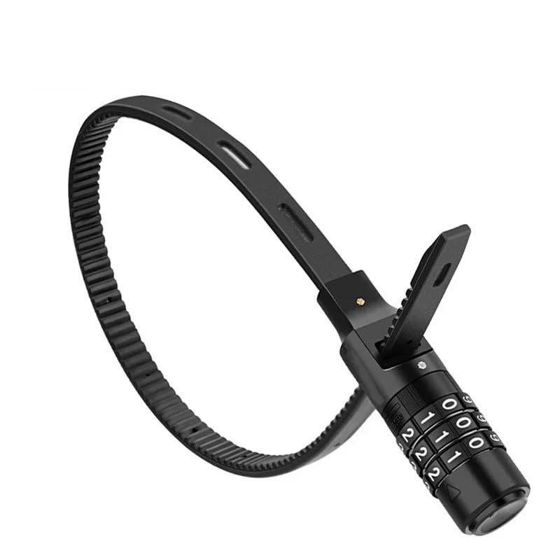 Serrure de Casque Compacte avec Cadenas Double Verrouillage sans Clé - 2