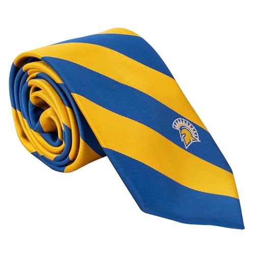 Desert Cactus San Jose State University Tie SJSU Spartans 100% Polyester with Logo Officially Licensed (Style A)