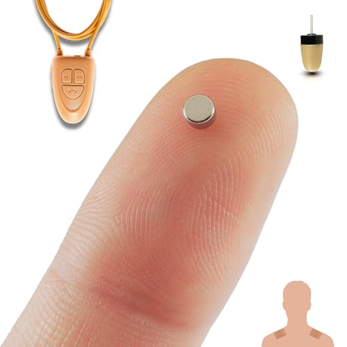 PingaOculto Oreillette Espion Bluetooth Ecouteur Mini Invisible Examen Nano Caché Telephone Microphone Bandes Adhésives - Casque sans Fil à Distance...