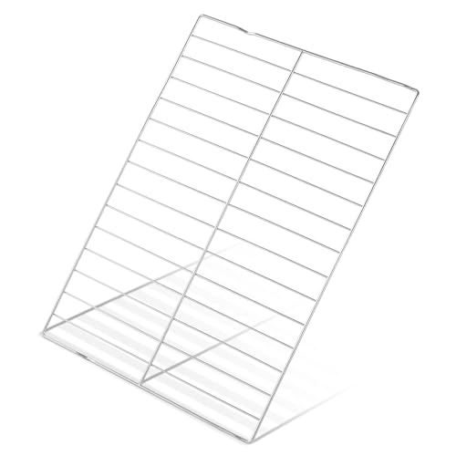 Upgraded WB48X20249 Oven Rack Replacement Parts for GE Stove Oven Parts 23.7 x 16 Rack-flat for GE Range Oven Parts 304 Stainless Steel Oven Wire Rack Hotpoint Stove Parts Oven Rack Shelf