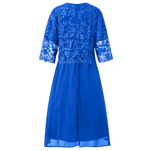 Robe de soirée élégante dentelle résout complexe bras - 4