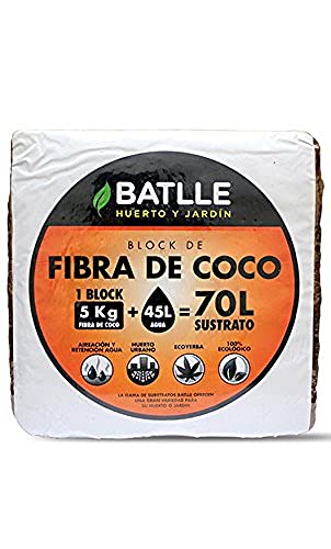 Semillas Batlle Sustratos Ecológicos - Block de Fibra de coco 5kg - 70l