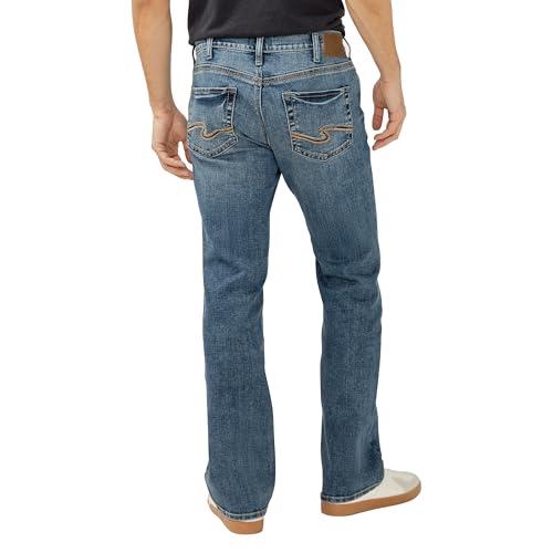 Image of Silver Jeans Co. Mens Jace Slim Fit Bootcut Jeans