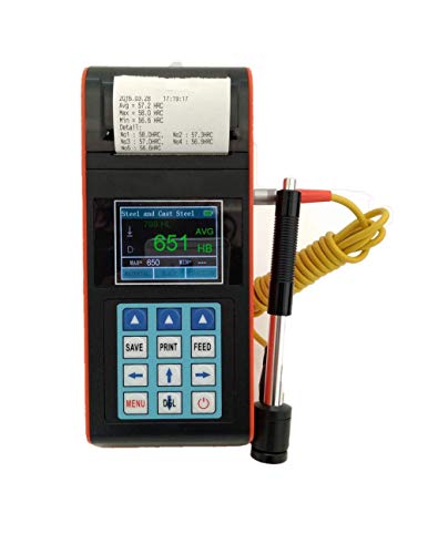 Image of Portable hardness testers can measure materials: steel and cast steel, alloy tool steel, gray cast iron, ductile iron, cast aluminum alloy, copper-zinc alloy (brass), pure copper, forged steel (KH530)