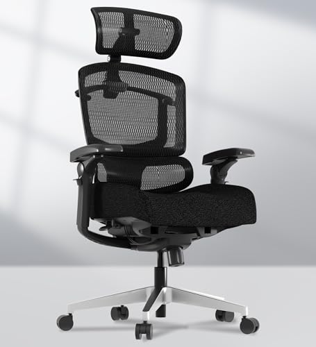 10 Best Home Chair for Herniated Disc: Top Ergonomic Picks for Pain Relief 11 FLEXISPOT ErgoX-PRO Ergonomic Office Chair Black – Cloudtech Cushion, 5D Lumbar, 7D Armrests, 4D Headrest, 551LBS Capacity – Office, Gaming, Home