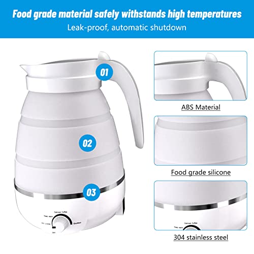 Hervidor Eléctrico Plegable 600ml Viaje Segutage miniatura 4