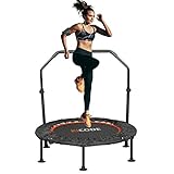 ☝ Trainieren Sie Ihren Körper - Das Trampolin nutzt Ihr Körpergewicht und Ihre Trägheit, um ein einzigartiges Herz-Kreislauf-Training zu ermöglichen, ohne Ihren Körper dem Stress eines hochwirksamen Trainings auszusetzen. Außerdem trainiert es eine Vielzahl von Muskelgruppen, hilft beim Aufbau von Muskelmasse und stärkt die Schulter-, Hüft- und Beinmuskulatur.