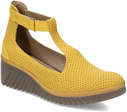 FLY London Women's, Leda Mary Jane Yellow 40 M | Image 3