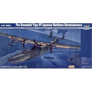 Kawanishi H6K5 Type 97 Flying Boat Model 23 w/Torpedo - HASEGAWA 1/72