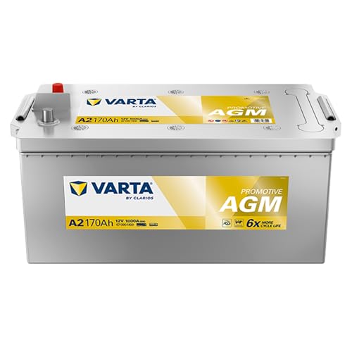 Batterie VARTA ProMotive AGM A2-12V 170Ah 1000A - 670901110 - Pour camions avec besoins énergétiques élevés