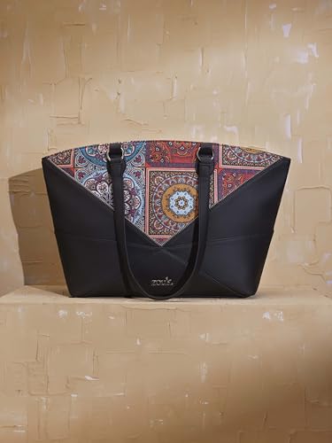 Image of ZOUK Rhea Kapoor Tote Bag - | Elegant Vegan Leather Tote for Women |